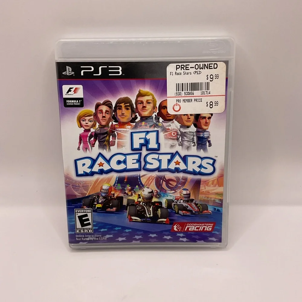F1 Race‎ Stars (Sony PlayStation 3, 2012) CIB PS3 Racing